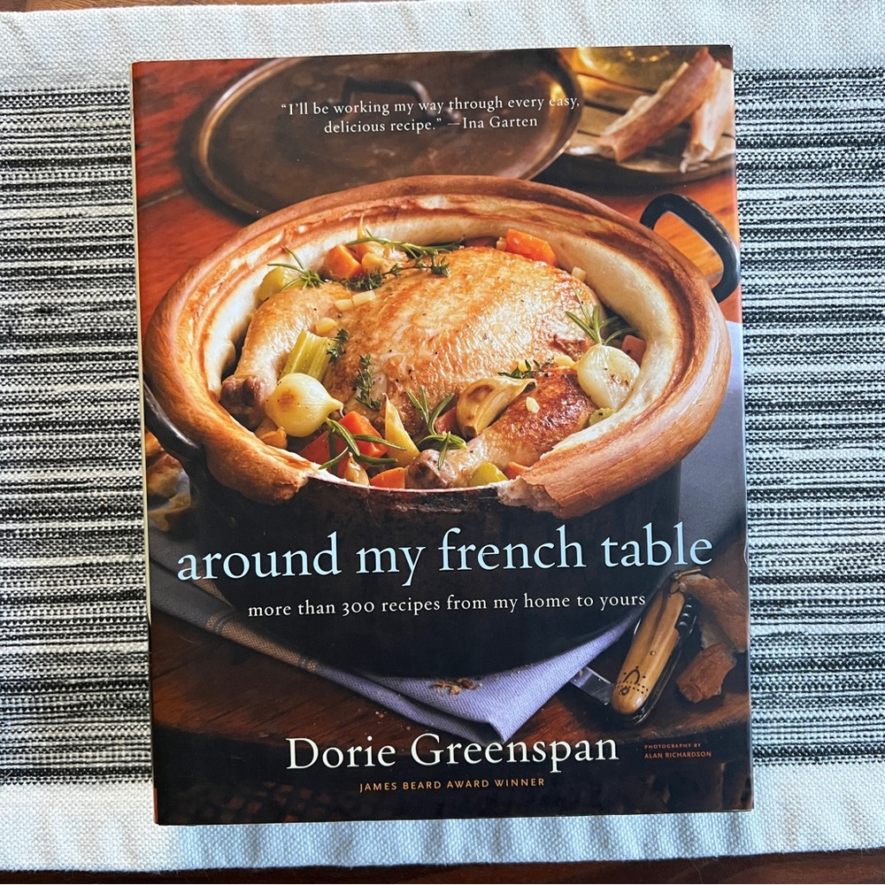 *Famous Stuffed Pumpkin* cookbook 'Around My French Table' by Dorie Greenspan HC